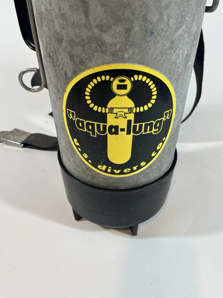 Aqua-Lung U S Divers Diving Scuba Tank And Kam "EZ" Pak Vintage - Image 2 of 4
