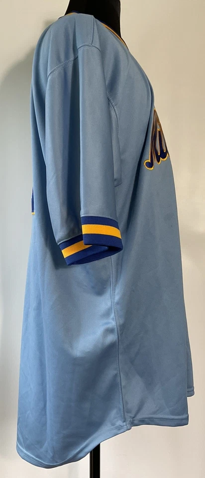 Camiseta cosida Mitchell & Ness 1982 Milwaukee Brewers Robin Yount talla 56 Foto 4 de 4