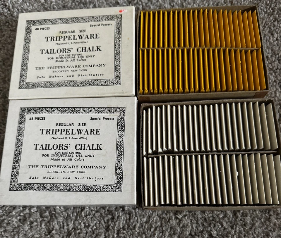 Trippelware Wax Tailors Chalk, Blend of Finest Natural Waxes 2 Box. Original Box - Image 2 of 3