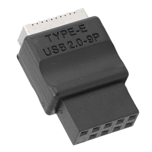 PH721 9PIN Male To TYPE E Female Adapter PVC 480Mbps Compact 9PIN To TYPE E NEW - Afbeelding 6 van 12