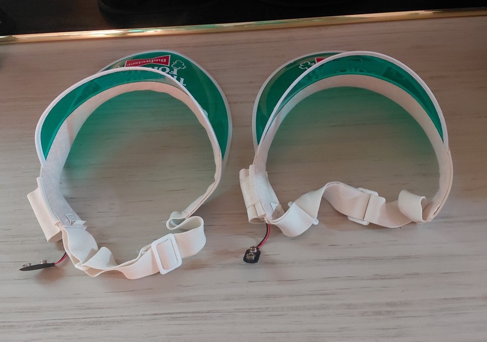 Vintage Pair Budweiser St. Patrick’s Day Light Up Visor 80s-90s ...