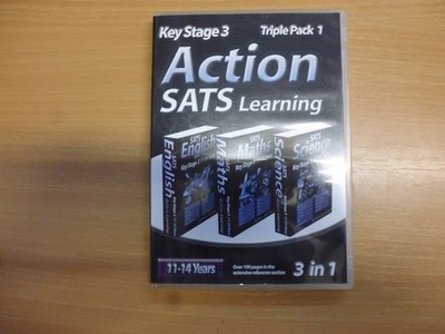 Action SATS Learning Key Stage 3 Triple Pack 1 11-14 Jahre (WIndows PC)