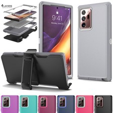 For Samsung Galaxy Note 20 Ultra/ Note20 Shockproof Case Cover With Belt Clip