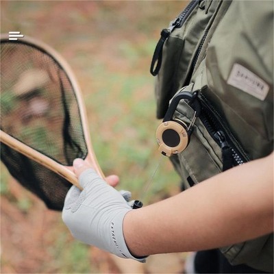 NEW Outdoor Automatic Retractable Wire Rope Anti-theft Hanging Buckle Keychain