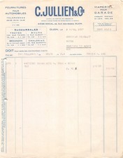 1937 FOURNITURES POUR