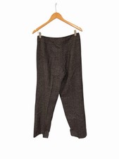 Vtg Talbots 100  Wool Academia Tweed Side Zip Trousers Sz 8 Made In Japan