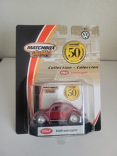 2002 Matchbox Collectibles 50th Anniversary 1962 Volkswagen BentCard And Blister