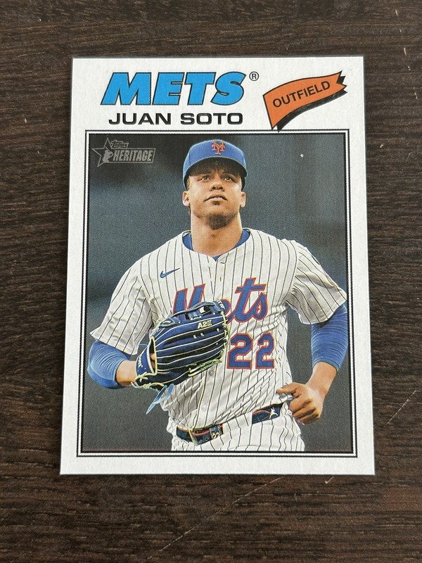 Juan Soto 2026 Topps Heritage #306 New York Mets