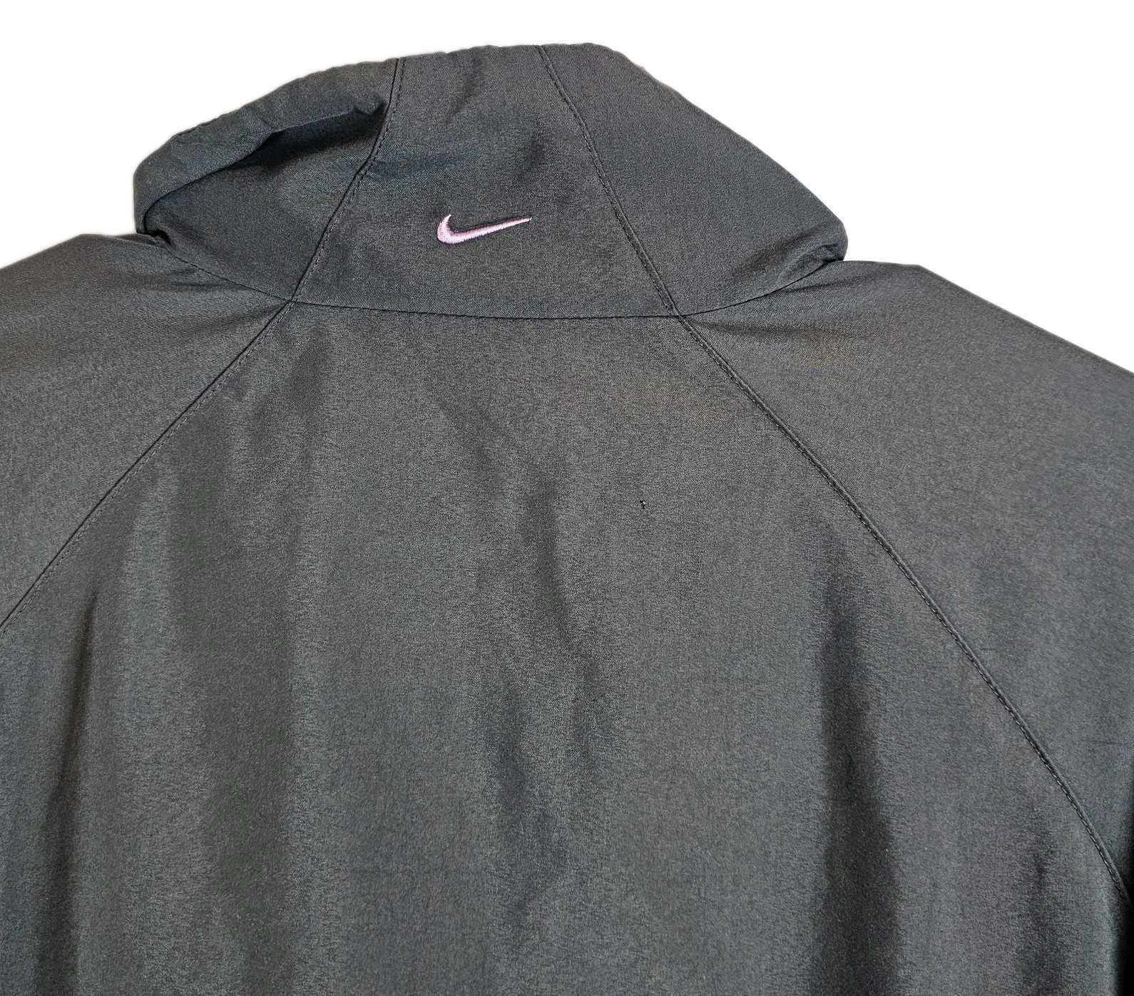 SACAI X NIKE Giacca a vento Nike vintage donna grigio medio rosa righe full zip Y2K anni 90