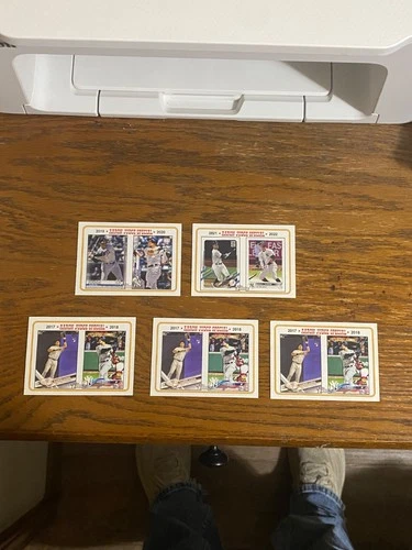 AARON JUDGE 2023 TOPPS HERITAGE SP AARON JUDGE SPECIAL 5-CARD LOT