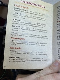 Magician - NES Manual Only &ldquo;Has Writing In Manual&rdquo;