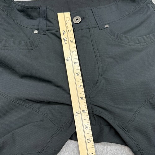 Kuhl Silencr Kargo Shorts Black Pockets Zipper Logo Men's Size 30 - Picture 14 of 15