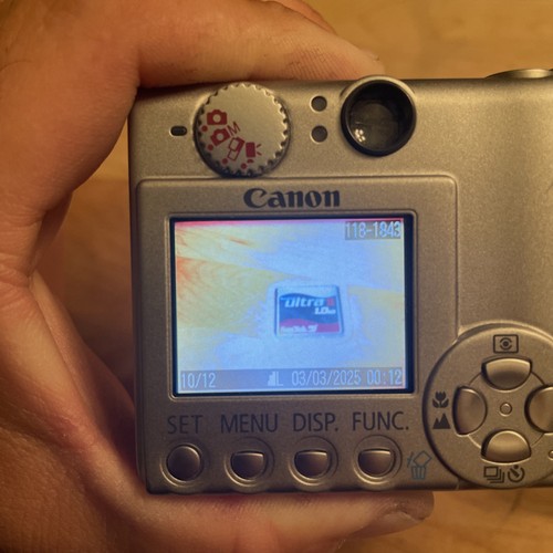 Canon PowerShot S400 4.0 Digital Elph 4.0 megapíxeles para piezas con dos tarjetas de batería - Imagen 17 de 18
