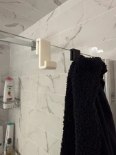 Shower Over The Glass Hook, Towel Hanger, Loofah Hanger, Glass Shower Door Hook