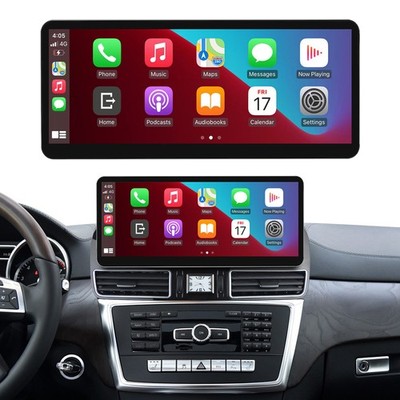 ultra-thin CarPlay Touch screen Multimedia For Mercedes Benz ML W166 GL X166 US