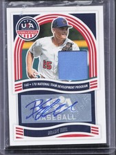2024 USA Stars & Stripes #NTS-BE Brady Ebel Jersey Auto