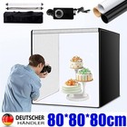 80x80x80cm Przenośny box fotograficzny Studio fotograficzne Zestaw Led Lightbox do fotografii, 2×LED