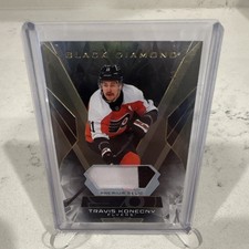 Upper Deck Black Diamond Premium Relic Travis Konecny #BDB-TK Flyers 2025-26 /49
