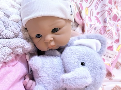 Bambola neonato completa silicone reborn baby boy 19" bambino morbida 7 libbre floppy realistica - Foto 5 di 21