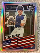 2026 Panini Stars & Stripes Prizm USA Baseball - Silver #156 Ryder Helfrick