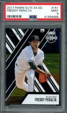 2017 Panini Elite Extra Edition #151 Freddy Peralta PSA 9 ** POP 1 ** /999