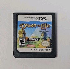 Drawn to Life (Nintendo DS, 2007) Tested, Authentic, Cartridge Only 
