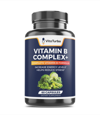 Vitamin B Complex 60 Caps 1400mg  Energy, Mood & Nervous System