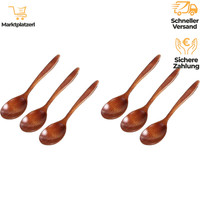 HolzlöFfel Umweltfreundlich 14Cm TeelöFfel Kaffee Tee Honig KüChenzubehöR 3