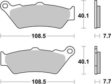 Plaquettes de frein 07BB0306 BREMBO