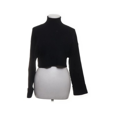 Zara, Rollkragenpullover, Größe: S, Schwarz, Polyamid/Polyester/Viskose #nHt