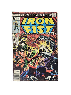 Iron Fist #15 (Marvel Comics 1977)Key Issue featuring The X-Men