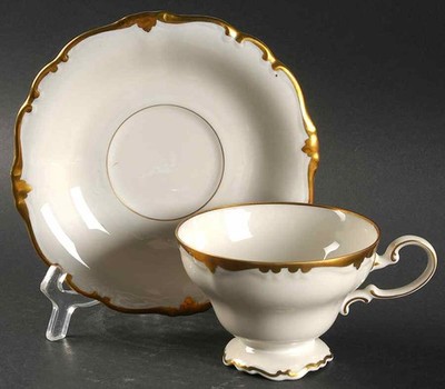 Rosenthal - Continental Baroque Gold Cup & Saucer 6896823