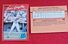 1990 Donruss Baseball Card #33 JUAN GONZALEZ Reverse Negative Error Card Item 3
