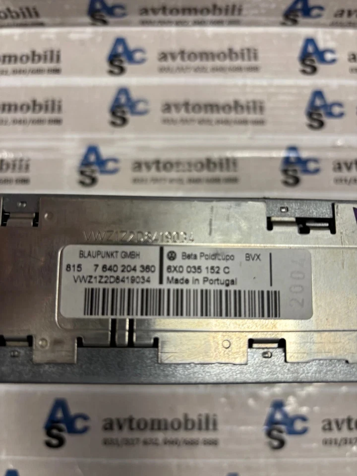 6X0035152C VW Polo Radio CD - Bild 2 von 3
