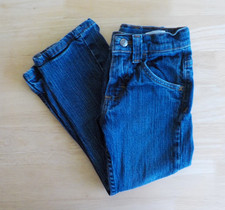Wrangler Jeans Size 5 Slim - Denim Cotton/Spandex - Adjustable Waist 119 