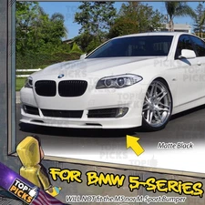 Fits 10-13 BMW F10 5-Series VIP 3D Style Front Bumper Chin Lip Spoiler Body Kit