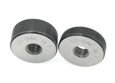 Thread Ring Gages 1/2-13 UNC 2A Go NoGo Gage Gauge check inspect Threads 1/2 13