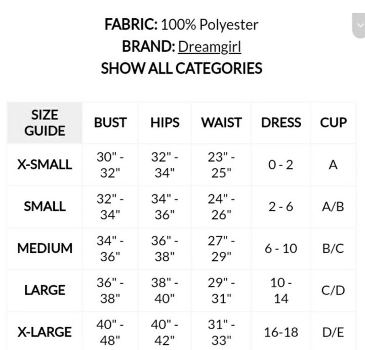 Dreamgirl Mujer Sexy Sra. Claus Santa Bebé Mono Disfraz Conjunto XS EXTRA SMA Foto 3 de 3