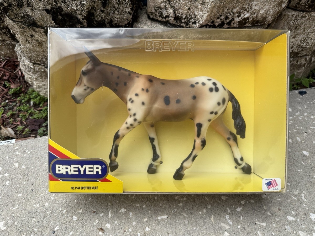 New Retired Breyer Horse #1144 Spotted Mule Leopard Appaloosa