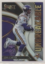 2020 Panini Select Unbreakable Silver Prizm Cris Carter #U24 HOF 00gq