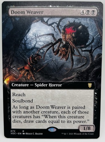 MTG Doom Weaver (Extended Art) Commander: Innistrad: Crimson Vow Regular