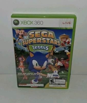 Sega Superstars Tennis & Xbox Live Arcade - CIB w/Manual - Xbox 360 - Tested