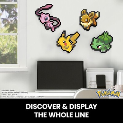 Mega Bloks - Pokemon Eevee, Pixel Art, 323 Piece Building Toy Set