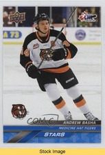 2024-25 Upper Deck CHL Stars Blue Andrew Basha #314 READ 1d0j