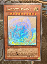 Yu-Gi-Oh! TCG Rainbow Dragon Tactical Evolution TAEV-EN006 1st Ed ghost rare