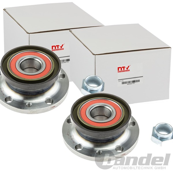 2X NTY RADLAGER-SATZ Hinten Passend FÜR Alfa Romeo 147 156 GT Links+Rechts-image