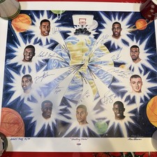 Autographed Poster “Shooting stars” authenticated by PSA