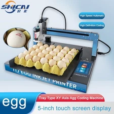 Fully automatic egg inkjet printer with intelligent 5-inch touch screen 600 Dpi