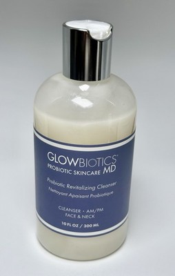 GLOWBIOTICS Skincare MD Probiotic Revitalizing Cleanser NEW No Box 10floz/300 mL