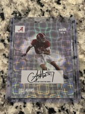 Cole Adams 2025 Onit Athlete Alabama Crimson Tide Football Autograph /9 Auto